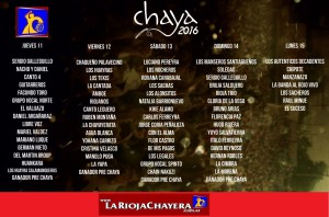 grilla final chaya 2016